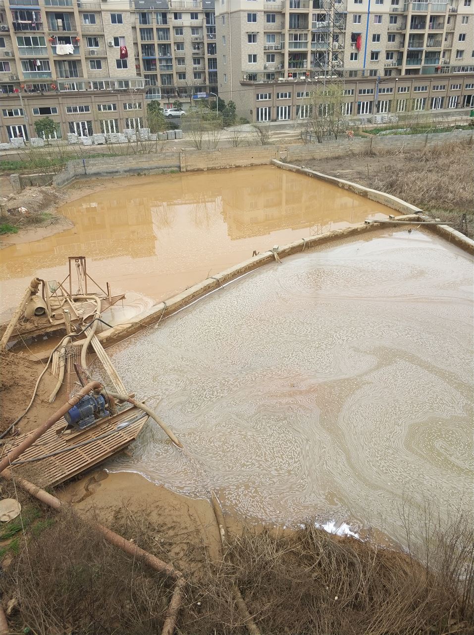 马山沉淀池淤泥清理-厂区废水池淤泥清淤