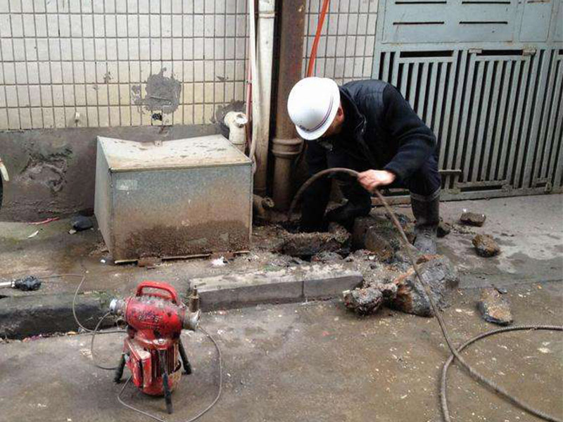 马山疏通下水道-洗菜池疏通